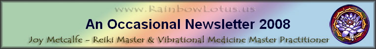 An Occasional Newsletter 2008