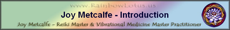 Joy Metcalfe - Introduction